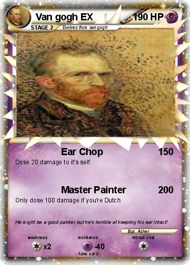 Pokemon Van gogh EX
