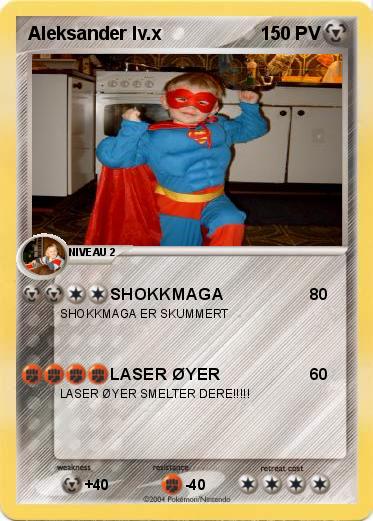 Pokemon Aleksander lv.x