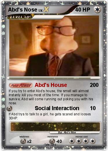 Pokemon Abd's Nose