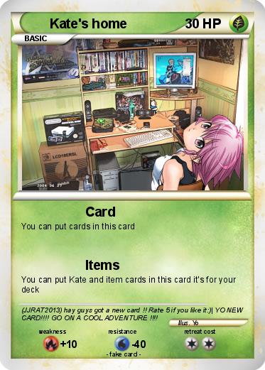 Pokemon Kate's home