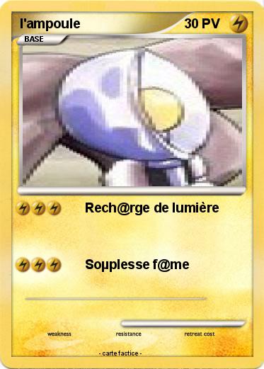 Pokemon l'ampoule