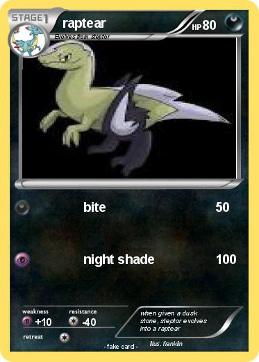 Pokemon raptear