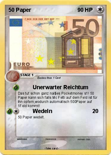 Pokemon 50 Paper