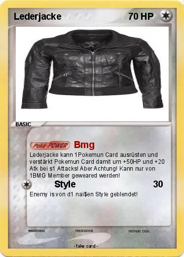 Pokemon Lederjacke
