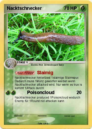 Pokemon Nacktschnecker