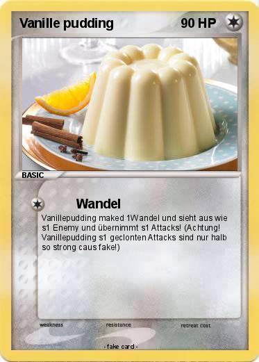 Pokemon Vanille pudding