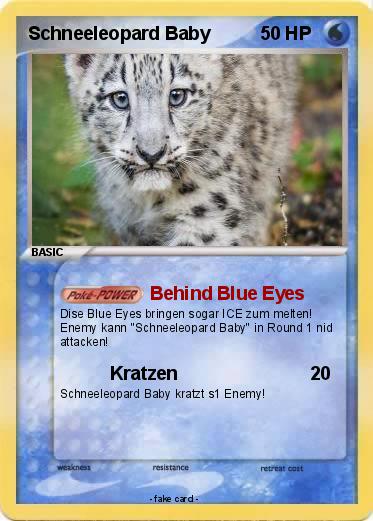 Pokemon Schneeleopard Baby