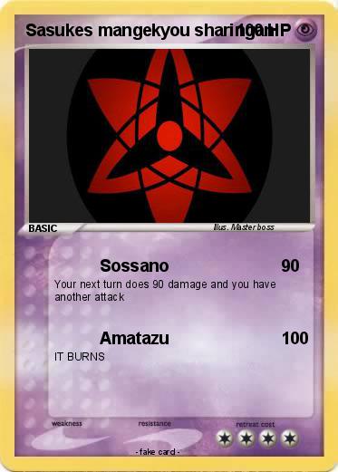 Pokemon Sasukes mangekyou sharingan