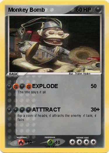 Pokemon Monkey Bomb