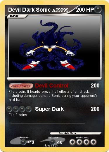 Pokemon Devil Dark Sonic
