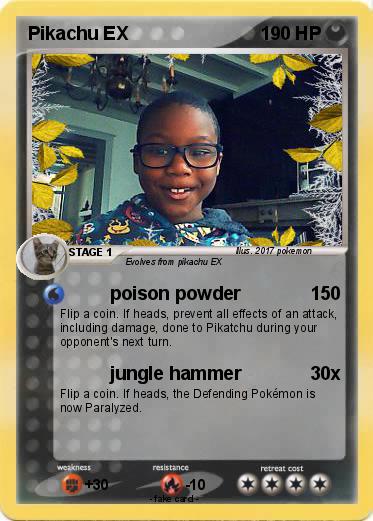 Pokemon Pikachu EX