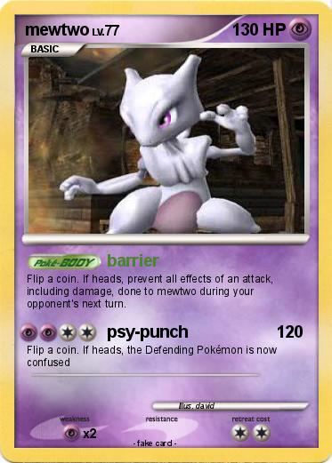 Pokemon mewtwo