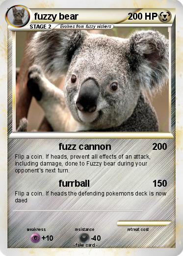 Pokemon fuzzy bear