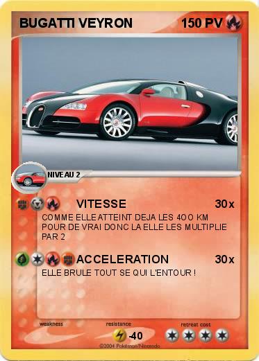Pokemon BUGATTI VEYRON