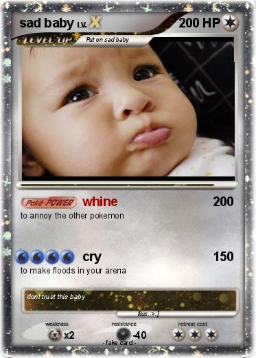 Pokemon sad baby