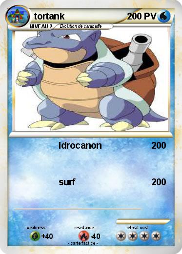 Pokemon tortank
