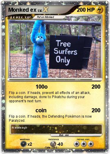 Pokemon Monked ex