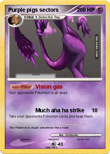 Pokemon Purple pigs sectors