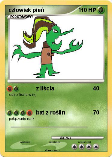 Pokemon człowiek pień