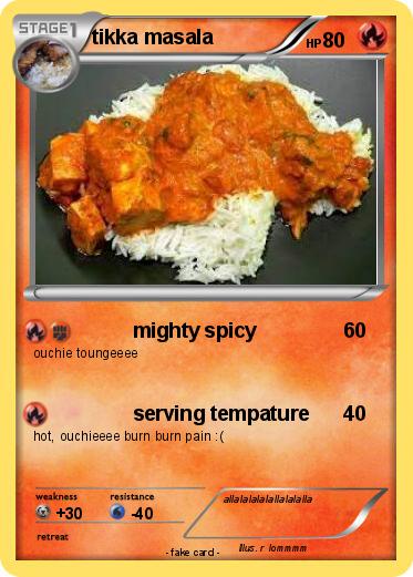 Pokemon tikka masala