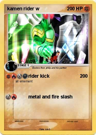 Pokemon kamen rider w
