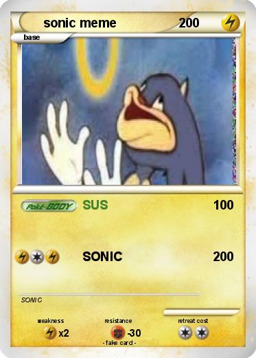Pokemon sonic meme