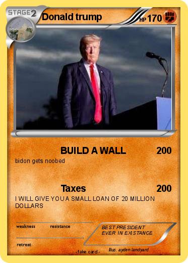 Pokemon Donald trump