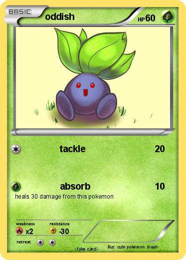Pokemon oddish