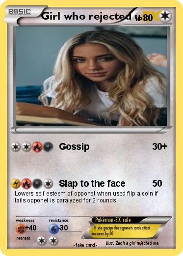 Pokemon Girl who rejected u