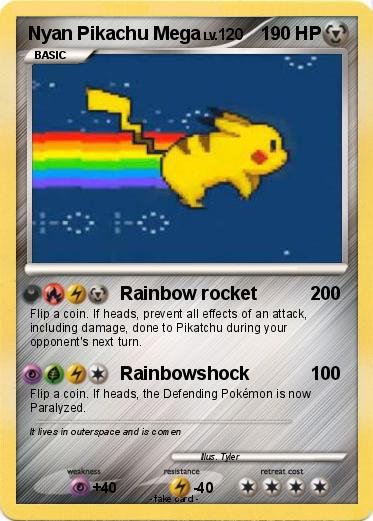 Pokemon Nyan Pikachu Mega