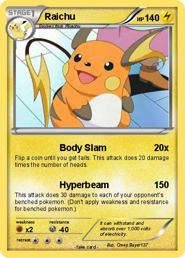 Pokemon Raichu