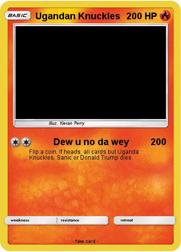 Pokemon Ugandan Knuckles