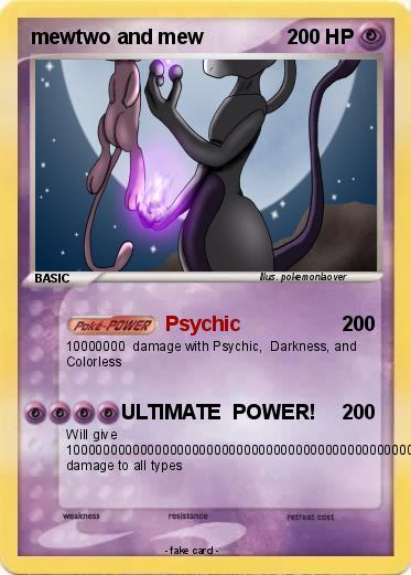 Pokemon mewtwo and mew