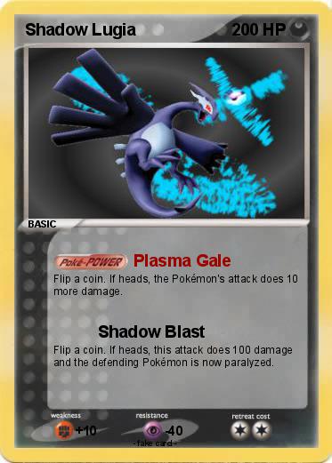 Pokemon Shadow Lugia