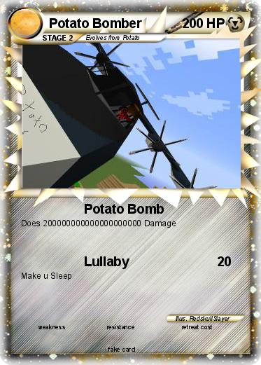 Pokemon Potato Bomber