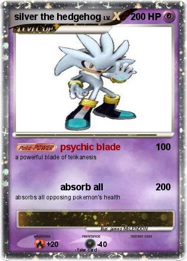 Pokemon silver the hedgehog