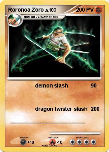 Pokemon Roronoa Zoro