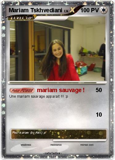 Pokemon Mariam Tskhvediani