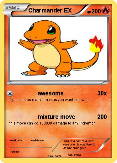 Pokemon Charmander EX