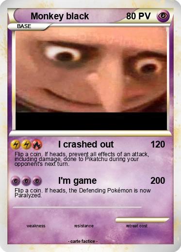 Pokemon Monkey black