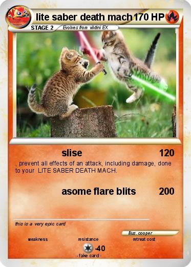 Pokemon lite saber death mach