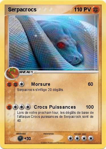 Pokemon Serpacrocs