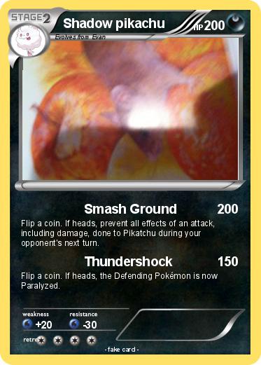 Pokemon Shadow pikachu