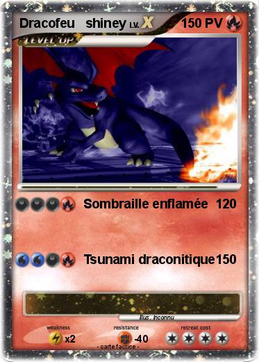 Pokemon Dracofeu   shiney