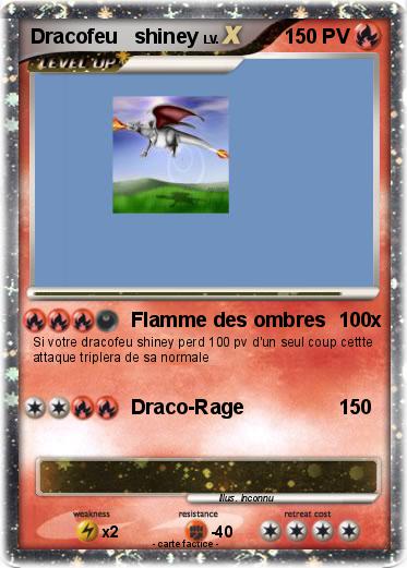 Pokemon Dracofeu   shiney