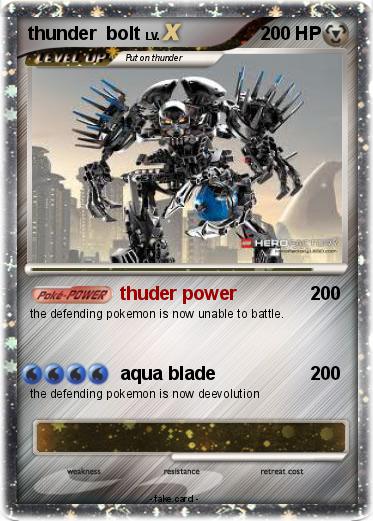 Pokemon thunder  bolt
