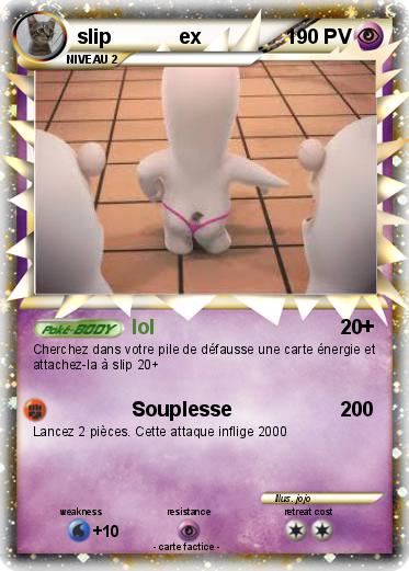 Pokemon slip            ex