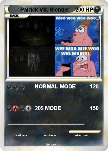 Pokemon Patrick VS. Slender
