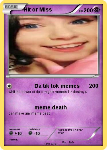 Pokemon Hit or Miss