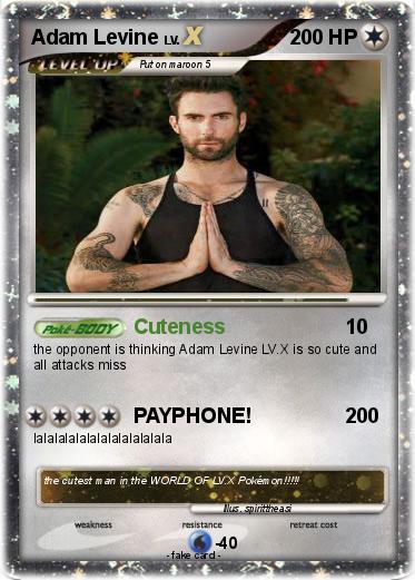 Pokemon Adam Levine